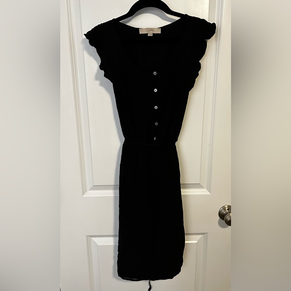 Ann Taylor Loft Black Dress - Picture 2 of 4